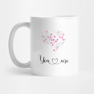 You and me romantic design Mug